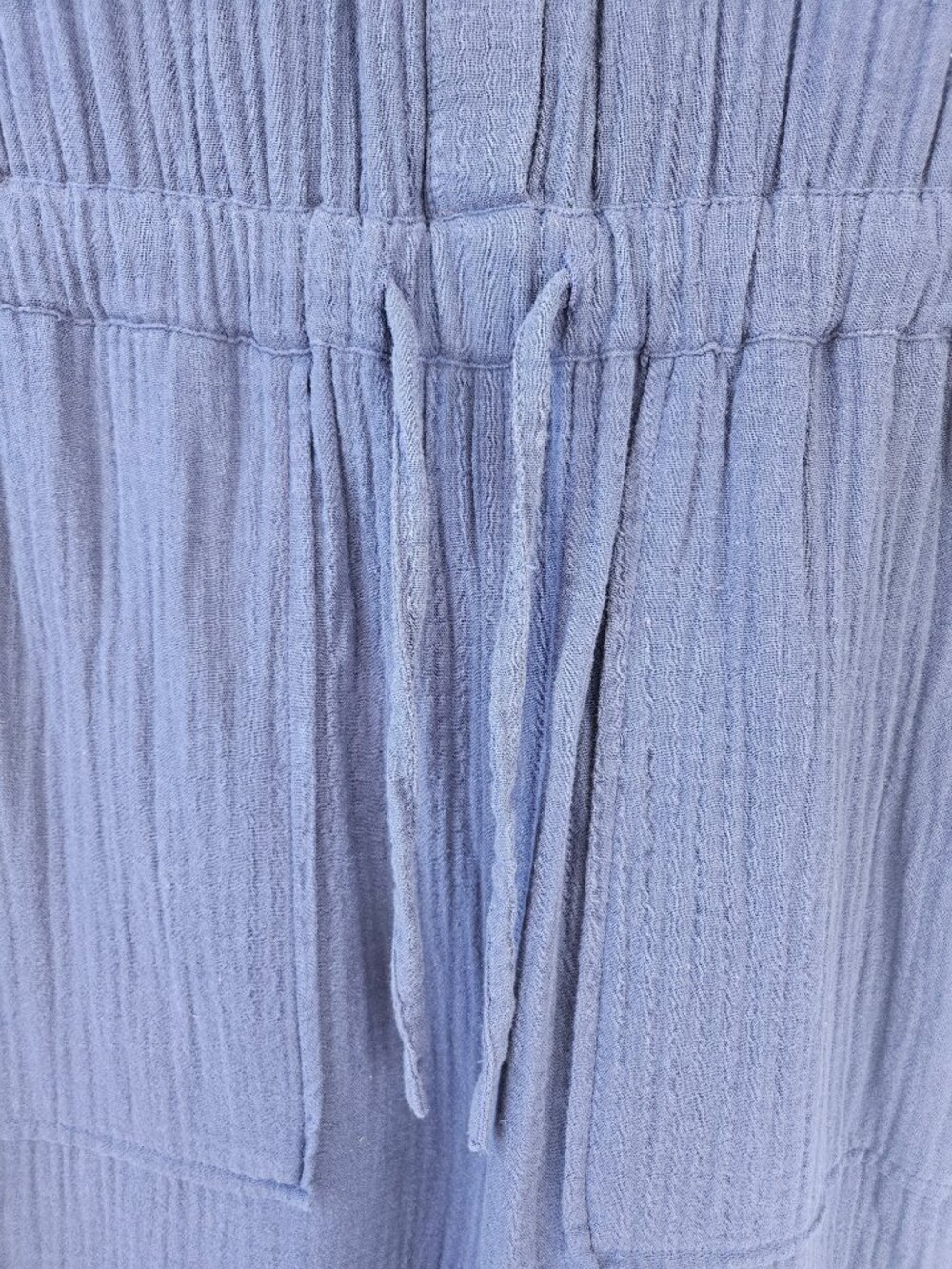 Madewell Lightspun Tapered-Leg Jumpsuit in Coastal Blue - Size 2 - Picture 9 of 15